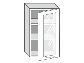 19.50.3 Шкаф настенный (h=913) на 500мм с 1-ой стекл. дверцей в Сухом Логу - suhoj-log.magazinmebel.ru | фото