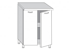 2.60.2 Шкаф-стол на 600мм с 2-мя дверцами в Сухом Логу - suhoj-log.magazinmebel.ru | фото