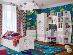 Детская комната Юниор-2 Принцесса 1 в Сухом Логу - suhoj-log.magazinmebel.ru | фото