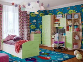 Детская комната Юниор-2 Салатовый в Сухом Логу - suhoj-log.magazinmebel.ru | фото