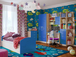 Детская комната Юниор-2 Синий в Сухом Логу - suhoj-log.magazinmebel.ru | фото