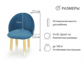 Детский мягкий стул Stumpa морской в Сухом Логу - suhoj-log.magazinmebel.ru | фото - изображение 2