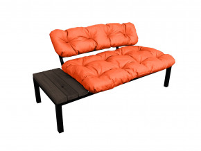 Диван Дачный со столиком оранжевая подушка в Сухом Логу - suhoj-log.magazinmebel.ru | фото