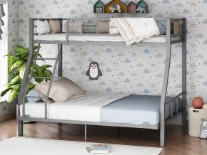 Двухъярусная кровать Гранада-1 140 Серая в Сухом Логу - suhoj-log.magazinmebel.ru | фото