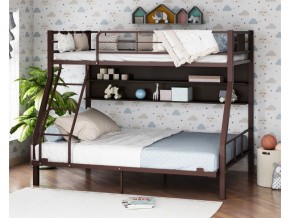 Двухъярусная кровать Гранада-1П 140 коричневый в Сухом Логу - suhoj-log.magazinmebel.ru | фото
