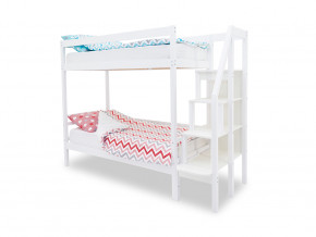 Двухъярусная кровать Svogen белый в Сухом Логу - suhoj-log.magazinmebel.ru | фото