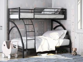 Двухъярусная кровать Виньола 2 Черная в Сухом Логу - suhoj-log.magazinmebel.ru | фото