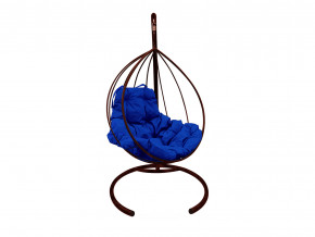 Кокон Капля без ротанга синяя подушка в Сухом Логу - suhoj-log.magazinmebel.ru | фото