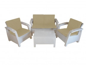 Комплект уличной мебели Yalta Premium Terrace Set белый в Сухом Логу - suhoj-log.magazinmebel.ru | фото