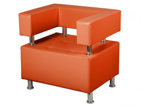 Кресло Борк Кожзам Оранжевый в Сухом Логу - suhoj-log.magazinmebel.ru | фото - изображение 1
