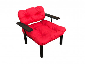 Кресло Дачное красная подушка в Сухом Логу - suhoj-log.magazinmebel.ru | фото