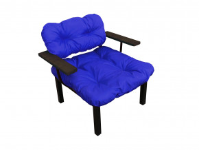 Кресло Дачное синяя подушка в Сухом Логу - suhoj-log.magazinmebel.ru | фото