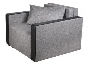 Кресло-кровать Милена с подлокотниками велюр серый в Сухом Логу - suhoj-log.magazinmebel.ru | фото - изображение 1