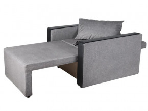 Кресло-кровать Милена с подлокотниками велюр серый в Сухом Логу - suhoj-log.magazinmebel.ru | фото - изображение 2