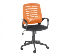 Кресло оператора Ирис стандарт оранжевый/черный в Сухом Логу - suhoj-log.magazinmebel.ru | фото - изображение 1