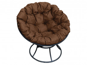Кресло Папасан без ротанга коричневая подушка в Сухом Логу - suhoj-log.magazinmebel.ru | фото