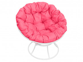 Кресло Папасан без ротанга розовая подушка в Сухом Логу - suhoj-log.magazinmebel.ru | фото