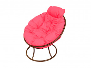 Кресло Папасан мини без ротанга розовая подушка в Сухом Логу - suhoj-log.magazinmebel.ru | фото - изображение 1