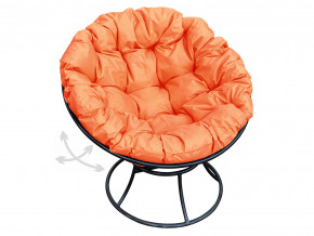Кресло Папасан пружинка без ротанга оранжевая подушка в Сухом Логу - suhoj-log.magazinmebel.ru | фото