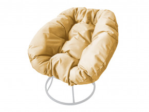Кресло Пончик без ротанга бежевая подушка в Сухом Логу - suhoj-log.magazinmebel.ru | фото