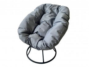 Кресло Пончик без ротанга серая подушка в Сухом Логу - suhoj-log.magazinmebel.ru | фото