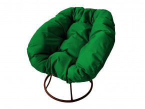 Кресло Пончик без ротанга зелёная подушка в Сухом Логу - suhoj-log.magazinmebel.ru | фото