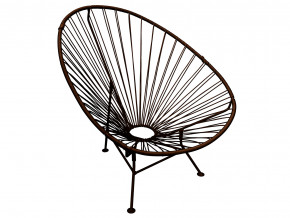 Кресло Ракушка с ротангом коричневый в Сухом Логу - suhoj-log.magazinmebel.ru | фото - изображение 1