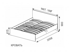 Кровать 1600х2000 ортопедическое основание в Сухом Логу - suhoj-log.magazinmebel.ru | фото