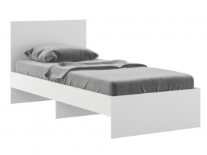 Кровать 900 Осло модуль М11 с настилом Лайт Белый в Сухом Логу - suhoj-log.magazinmebel.ru | фото