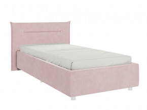 Кровать Альба 900 велюр нежно-розовый в Сухом Логу - suhoj-log.magazinmebel.ru | фото