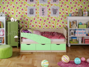 Кровать Бабочки 1600 Салатовый в Сухом Логу - suhoj-log.magazinmebel.ru | фото