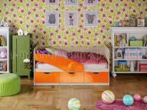 Кровать Бабочки 1800 Оранжевый металлик в Сухом Логу - suhoj-log.magazinmebel.ru | фото