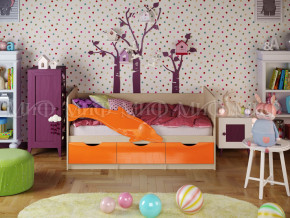 Кровать Дельфин-1 1800 Оранжевый металлик в Сухом Логу - suhoj-log.magazinmebel.ru | фото