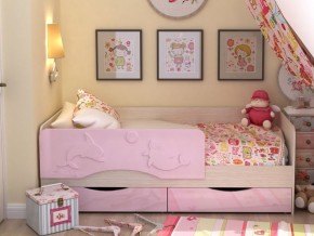 Кровать детская Алиса КР 812 розовая 1600 в Сухом Логу - suhoj-log.magazinmebel.ru | фото