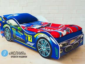 Кровать детская машина Молния в Сухом Логу - suhoj-log.magazinmebel.ru | фото - изображение 1