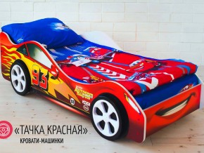 Кровать детская машинка Тачка Красная в Сухом Логу - suhoj-log.magazinmebel.ru | фото - изображение 2