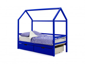 Кровать-домик Svogen с ящиками синий в Сухом Логу - suhoj-log.magazinmebel.ru | фото