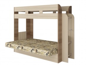 Кровать двухъярусная Карамель 75 шимо ткань савана в Сухом Логу - suhoj-log.magazinmebel.ru | фото - изображение 2