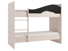 Кровать двухъярусная Мая на латофлексах млечный дуб-венге в Сухом Логу - suhoj-log.magazinmebel.ru | фото