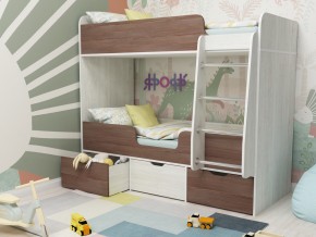 Кровать двухъярусная Малыш двойняшка винтерберг-бодега в Сухом Логу - suhoj-log.magazinmebel.ru | фото