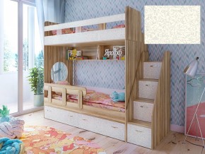 Кровать двухъярусная Юниор 1 с фасадом для рисования феритейл в Сухом Логу - suhoj-log.magazinmebel.ru | фото