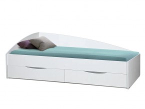 Кровать Фея-3 асимметричная 2000х900 белый в Сухом Логу - suhoj-log.magazinmebel.ru | фото - изображение 1