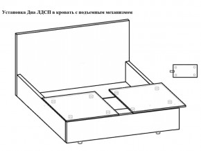 Кровать Флоренция норма 90 с механизмом подъема и дном ЛДСП в Сухом Логу - suhoj-log.magazinmebel.ru | фото - изображение 3