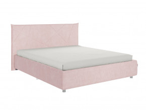 Кровать Квест 1600 велюр нежно-розовый в Сухом Логу - suhoj-log.magazinmebel.ru | фото