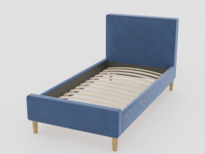 Кровать Линси 900 синий в Сухом Логу - suhoj-log.magazinmebel.ru | фото