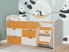 Кровать Малыш-7 Винтербер-Оранжевый в Сухом Логу - suhoj-log.magazinmebel.ru | фото