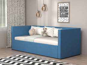 Кровать мягкая с подъёмным механизмом арт. 030 синий в Сухом Логу - suhoj-log.magazinmebel.ru | фото