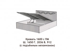 Кровать с подъёмный механизмом Диана 1600 в Сухом Логу - suhoj-log.magazinmebel.ru | фото - изображение 3