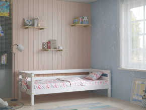 Кровать с задней защитой Соня Вариант 2 белая в Сухом Логу - suhoj-log.magazinmebel.ru | фото