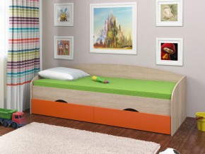 Кровать Соня 2 сонома-оранжевый в Сухом Логу - suhoj-log.magazinmebel.ru | фото